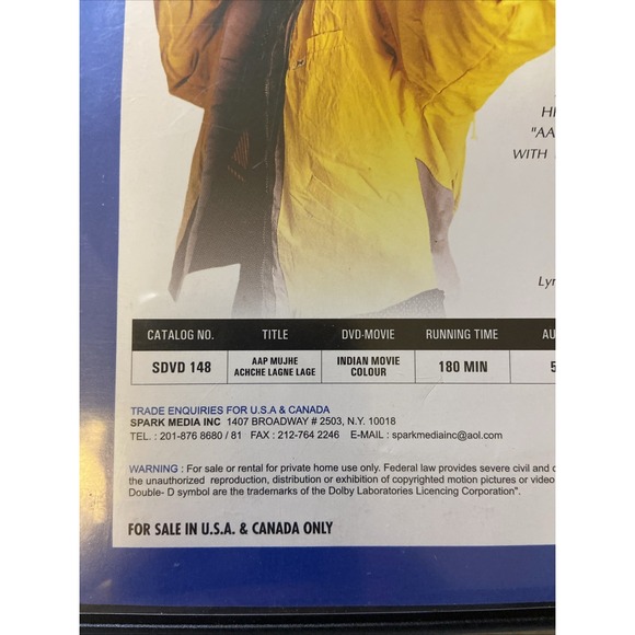 Aap Mujhe Achche Lagne Lage Dvd 2002 Hritik Roshan Amisha‎ Patel Indian - Picture 7 of 12